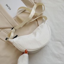 Orange Canvas Crossbody Bag for Women New Fashion Portable Casual Hobos Chest Ba - £15.82 GBP