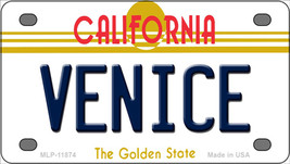 Venice California Novelty Mini Metal License Plate Tag - £11.90 GBP