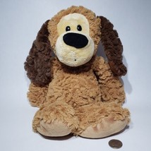 Demdaco Nat Jules Brant Dog Plush 17&quot; Brown Floppy Super Soft Stuffed Animal - £11.76 GBP