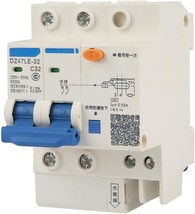 Dz47Le-32 Residual Current Circuit Breaker Leakage Protection Air Switch 2P N - £34.35 GBP