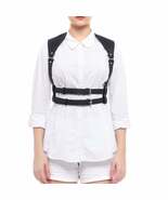 Snakeskin Leather Chest Harness - $200.00
