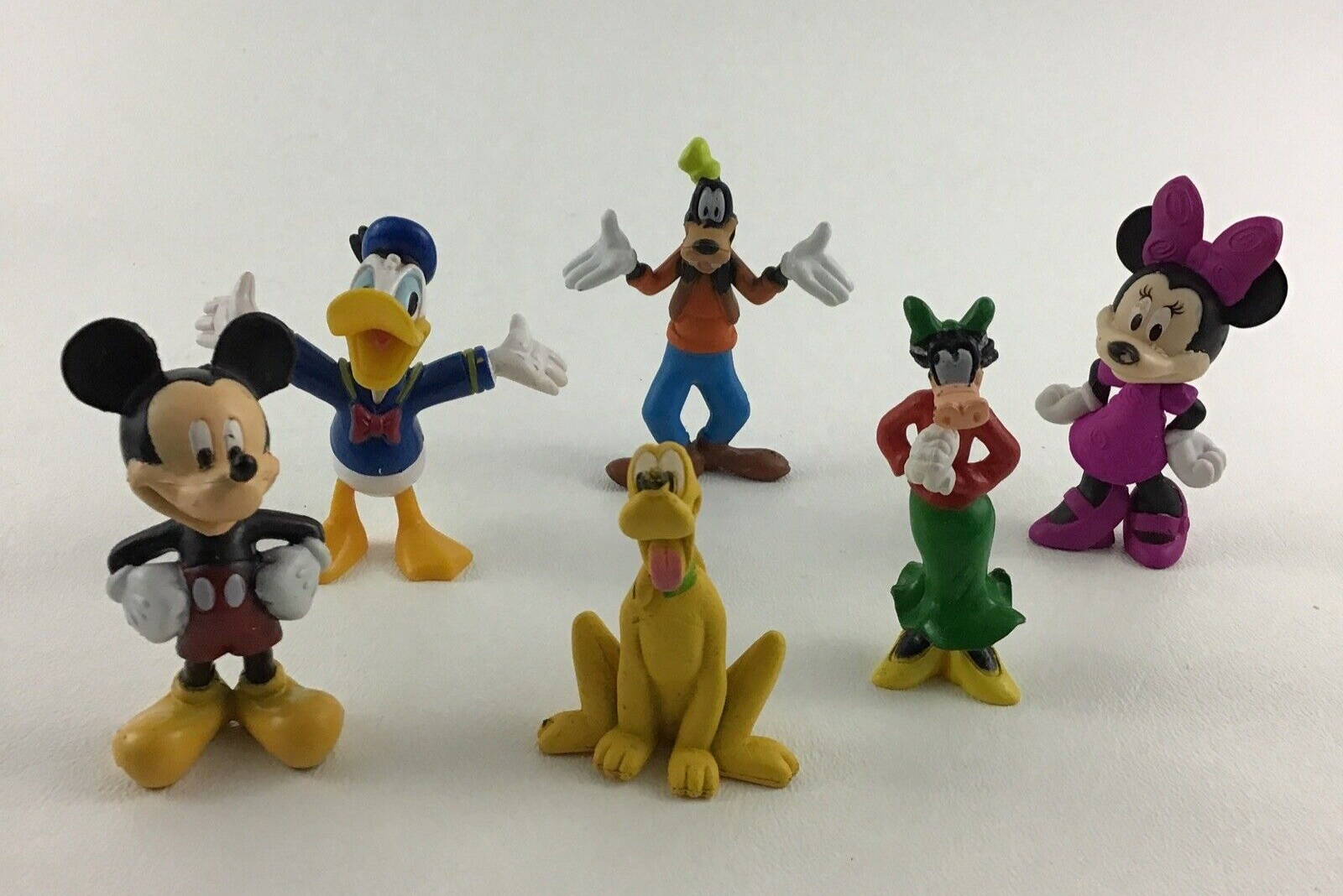 Primary image for Disney Mickey Mouse & Friends PVC Mini Figures Toppers Toy Lot Donald Duck Goofy
