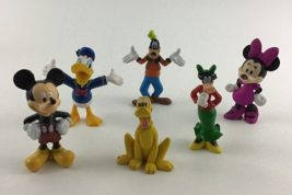 Disney Mickey Mouse &amp; Friends PVC Mini Figures Toppers Toy Lot Donald Du... - £11.57 GBP