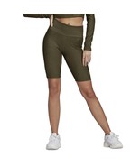 Adidas Originals Women Colored Rib Short Tights HF2105 Green Size XS Ext... - £31.27 GBP