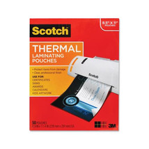 3M - WORKSPACE SOLUTIONS TP3854-50 50PK LETTER THERMAL POUCHES 8.5X11IN - $36.58