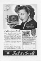 1945 Bell &amp; Howell Argus Cameras 2 Vintage Print Ads - £2.74 GBP