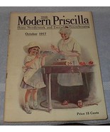 Modern Priscilla Needlwork Fashion Housekeeping Magazine Oct 1917 - $460.41 MXN