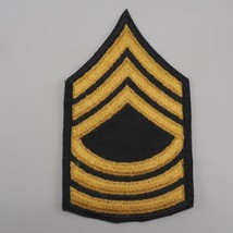 Vintage Post WWII Korean War Era US Army Master Sergeant E-8 Patch - £6.88 GBP