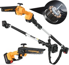 Double-Purpose Cordless Pole Saw And Mini Chainsaw With 20V, 4-Point, 0Ah - £107.90 GBP