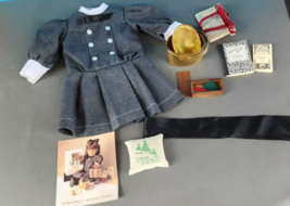 EARLY Pleasant Company Samantha 1986 School Set - Outfit Lunch &amp; Book Strap - £127.36 GBP