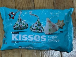 Hershey&#39;s Kisses ~ Sugar Cookie White Chocolate Candy 9 oz BB 6/25 ~ 1 B... - $11.83