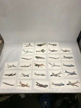 LOT OF 26 UAL United Airlines Vintage 70s Collector Prints Cards  planes litho - £100.28 GBP