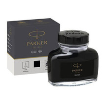 Parker Quink Permanent Ink Bottle - Black - £33.63 GBP