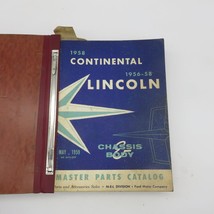 1958 Continental 1956-58 Master Parts Catalog Chassis &amp; Body MD 8278-GPD - $44.99