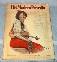 Modern Priscilla Needlwork Fashion Housekeeping Magazine Nov 1911 - £15.72 GBP
