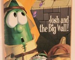 Veggie Tales VHS Tape Josh &amp; the Big Wall Children&#39;s video  - $3.95