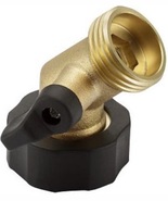 GroundWork DRG2021102 Brass Angle Hose Connector Shutoff Valve 3/4 Inch - €18,51 EUR GroundWork DRG2021102 Brass Angle Hose Connector Shutoff Valve 3/4 Inch - €18,51 EUR