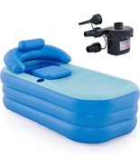 Co-Z Inflatable Adult Bath Tub (High-Density Pvc), Free-Standing Blow Up... - £56.46 GBP