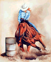 BarreL Racing Horse Cross Stitch Pattern***LOOK*** - $2.95