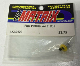 Team Matrix Int AKA6421 Aka Pro Pinion 64 Pitch 21T Integy Rc Radio Control Part - £3.94 GBP