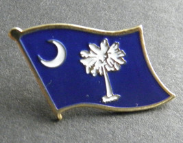 South Carolina Us State Single Flag Lapel Pin 1 Inch - £4.52 GBP