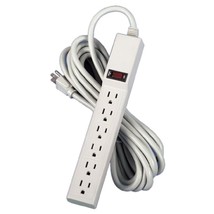 Fellowes 6-Outlet Office/Home Power Strip, 15 Foot Cord - Wall Mountable (99026) - £38.03 GBP