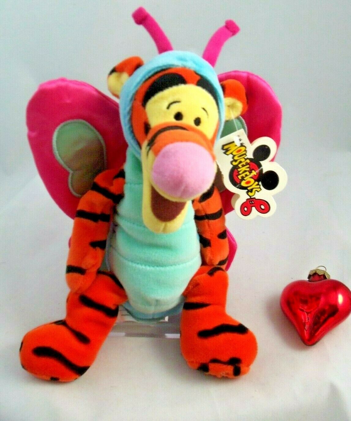 Disney 9" Tigger Butterfly  Bean Bag Plush -  2000, Easter - New with Tag - $14.99