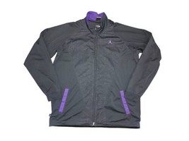 Nike Jumpman Black/Purple Chris Paul CP3 Full Zip Long Sleeve Track Jacket Sz Xl - £36.60 GBP