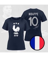 France Mbappe Champions 3 Stars FIFA World Cup Qatar 2022 Navy T-Shirt - $41.01 CAD+