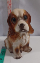 4 1/4 inch ceremic cocker spaniel dog fiquirine good - $5.94