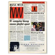 Music Week Magazines 20 August 1988 mbox2654 R1 computer hiccup causes playlist - £13.49 GBP