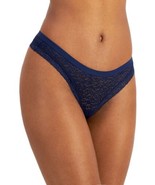 MSRP $15 Jenni Women&#39;s Leopard Lace Thong Blue Size Medium - $7.92