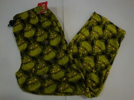 Dr. Seuss Men&#39;s Christmas Fleece Sleep Pajama Pant The Grinch Size L - £21.71 GBP