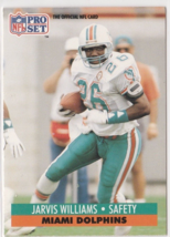 Jarvis Willams Dolphins Safety 1991 Pro Set Card # 215 &quot;DECEASED&quot;  Near-Mint - $1.34