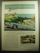 1958 Ford Thunderbird Ad - The most wanted, most admired car in America - £14.78 GBP