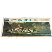 Hasegawa Minicraft Motorized German Battleship Tirpitz Model Kit 1/450 Scale War - £29.88 GBP