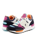 Ralph Lauren Trackster 200 Suede Mesh Multi-Color Durable Sneakers Mn&#39;s ... - $157.27 CAD