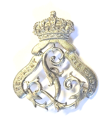 Vintage Belgium Regiment Des Guides Cap Badge - $16.95