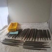 Lot of 41 Vintage Metal Hand Files Hand Tools LOT 322 - £77.09 GBP