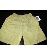 TWINS Set of 2 Boy / Girl Shorts - 4T- green yellow stonewash - NEW - FL... - $19.95