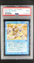 1994 MtG Magic The Gathering Legends Wall of Vapors Vintage PSA 9 Only 1... - $54.39