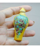 Vintage Chinese Snuff Bottle Pottery Porcelain Colorful - €43,11 EUR