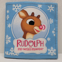 Rudolph the Red Nosed Reindeer Fabric Panel Book Quilt Blocks Baby Christmas - £12.92 GBP
