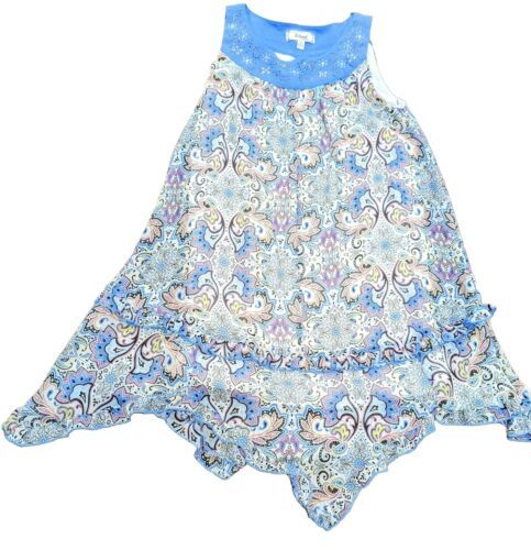 Primary image for Disney D-Signed Dress Girls M 10/12 Alice in Wonderland Sundress Rhinestones 