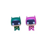 Funko Mystery 1.5” Minis DC Comics Pink &amp; Green Batman Figures/ Cake Top... - $16.32