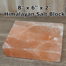 Himalayan Salt Cooking Block 8&quot; x 6&quot; x 2&quot; Perfect for Grilling Cooking Cutting - £19.76 GBP