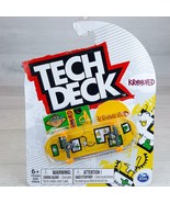 Tech Deck Krooked Anderson Skateboard Fingerboard Yellow Comic RARE NEW - $16.48