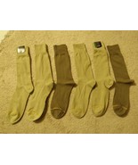 New  6 pairs Auro GoldToe Gold Toe Men&#39;s Socks Cotton shoe size 6-12.5 - £25.15 GBP