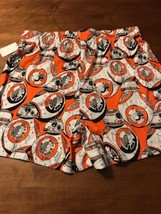 Star Wars Men&#39;s Boxer Shorts R2D2 Orange White Boxer Shorts Size Small NWT - £10.35 GBP