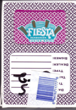 FIESTA  Hotel &amp; Casino Las Vegas Playing Cards - £3.95 GBP